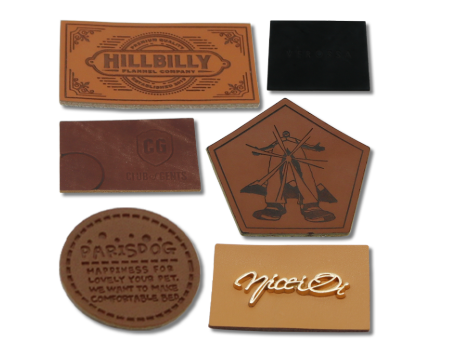 1000 Custom Leather Patch, Leather Tags for Clothing, Leather