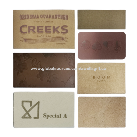 Leather Label Custom