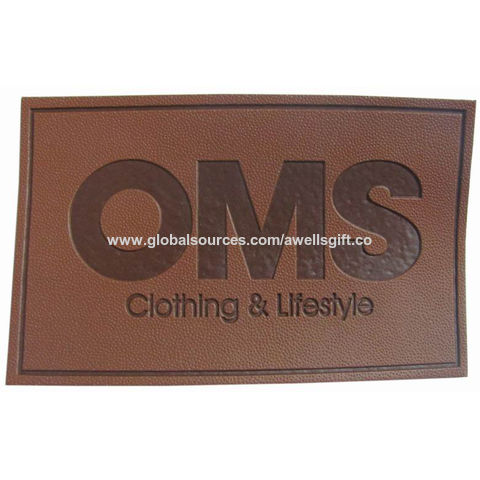 Rugged Wholesale faux leather laser engraving For Clothing And