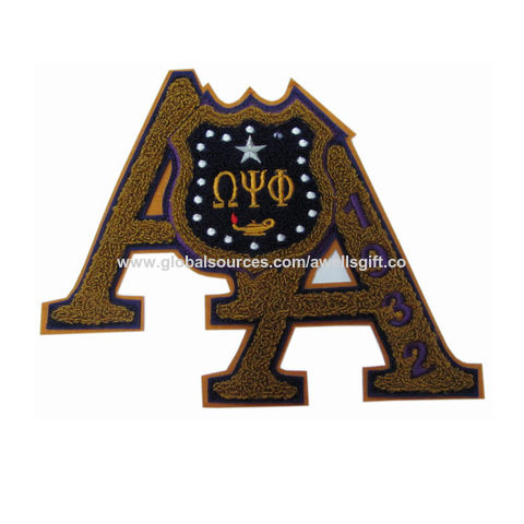 Buy Wholesale China Custom Chenille Patches No Minimum Chenille Patches  Letter For Jackets Sweatshirt & Custom Chenille Patches at USD 0.6
