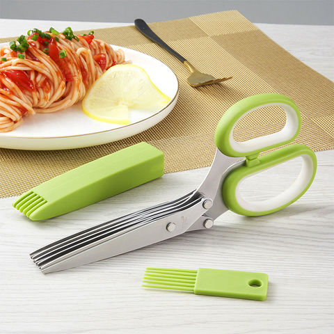 Herb Scissors Set, Multipurpose Herb Scissors With 5 Blades And