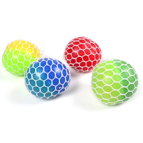 Balle anti-stress ananas - Squeeze ball avec Orbeez - 3 pièces