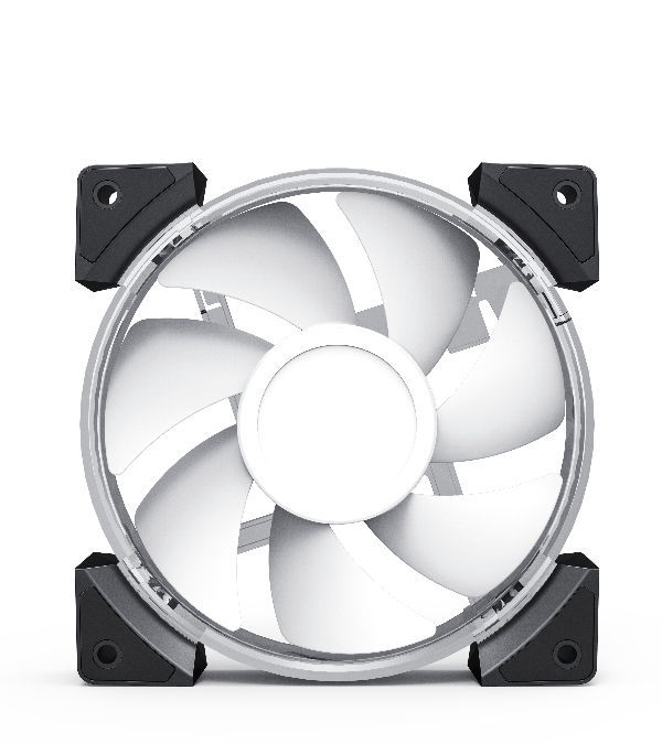 China SAMA New Arrival OEM 12CM 3 Pin 5V 3Pin AURA White Fan Frame ...