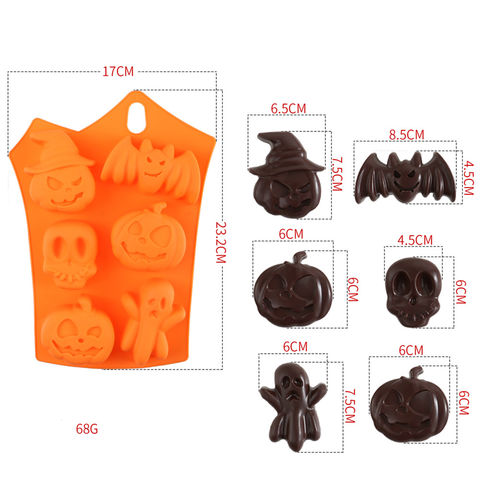 Buy Wholesale China Silicone Chocolate Molds Halloween Mold Baking
