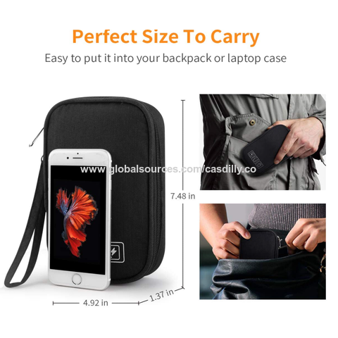 Small Electronics Carrying Case Bag, Travel Gadgets Organizer