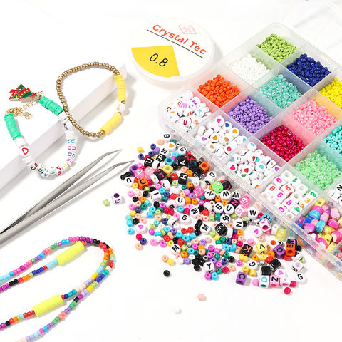 Buy Wholesale China 8800pcs Seed Beads Mixed Colors Diy Bracelet Making Kit  With Letters Beads Jewelry Making Accessory & Diy Seed Beads Kit at USD 2.9