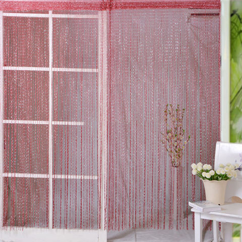 Kaufen Sie China Großhandels-Glitzer-schnur Vorhang-paneele Fly Screen Raum  Teiler Voile Net Vorhänge und Fenster Vorhänge Großhandelsanbietern zu  einem Preis von 4.3 USD