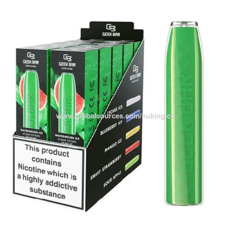elf bar vape uk Geek Bar Pulse Disposable Vape Device - Green Apple Ice 16ml main image 1
