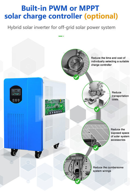 China Pure sine wave inverter charger DC to AC 4kw/5kw/6kw/7kw suitable ...