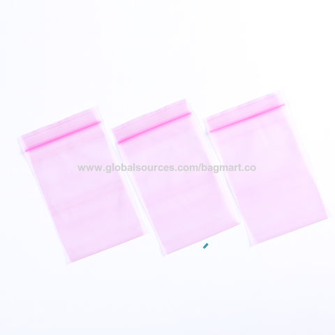 Sac zippé fonctionnel en PEBD anti-UV, sac ambré, sac médical