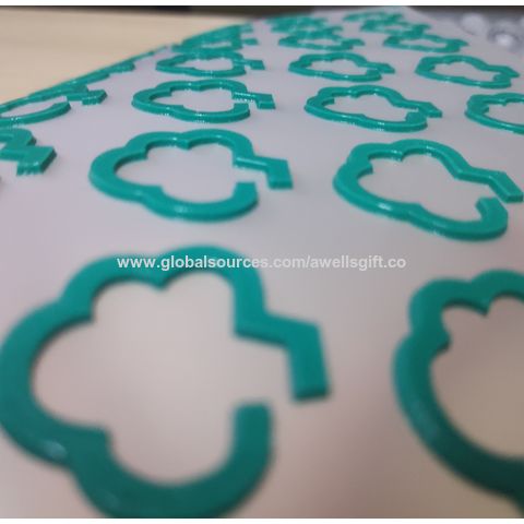 Iron On Printed Custom 3D Logo Silicone Heat Transfer