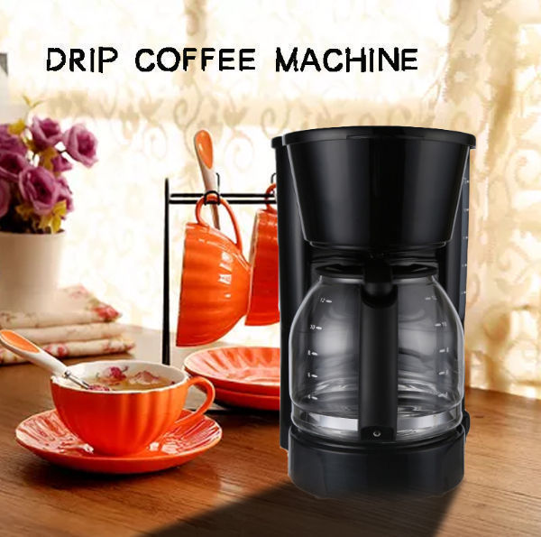 China Hot Sale Home Use Automatic Electric Glass Drip Coffee Maker on