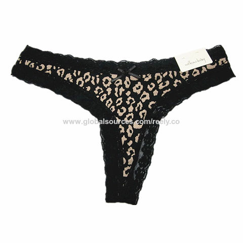 Sexy Women Lace G-String Panty Ladies Underwear T Back - China Underwear  and Lingerie price