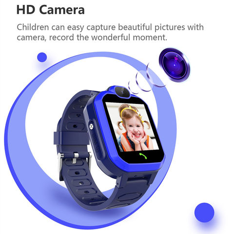 2019 nouvelle montre intelligente pour enfants Q12B smartwatch téléphone  montre pour Android Ios vie étanche LBS positionnement 2G carte Sim Dail  appel