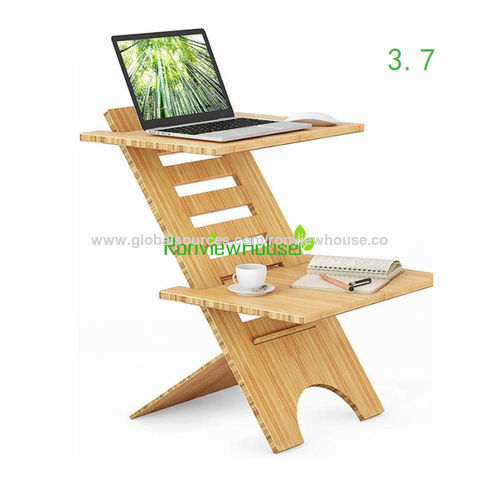 Buy Wholesale China Bamboo Laptop Bed Tray Desk Fits Up To 15.6