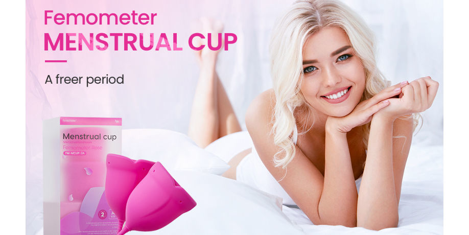 Femometer Menstrual Cups Reusable Period Medical Grade Silicone 9933