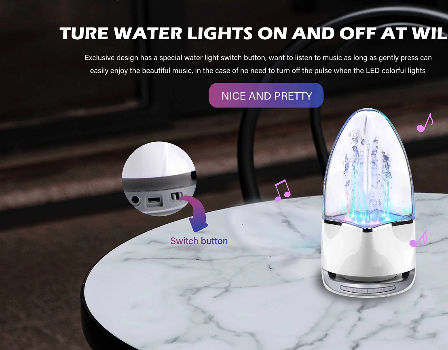 Dancing Water Led Bluetooth® Speaker