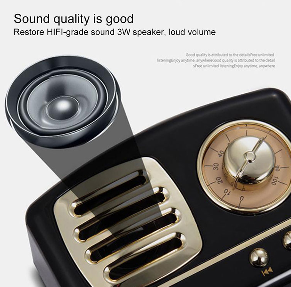 China Customized Portable Mini Music Box Retro Radio Wireless Speaker ...