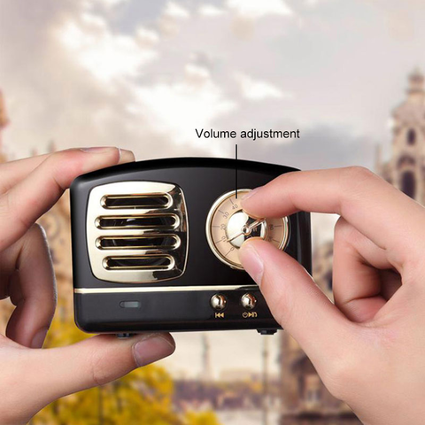 China Customized Portable Mini Music Box Retro Radio Wireless Speaker ...