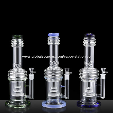 China High quality Smoking water bongs Inverted Triple Perc Straight ...