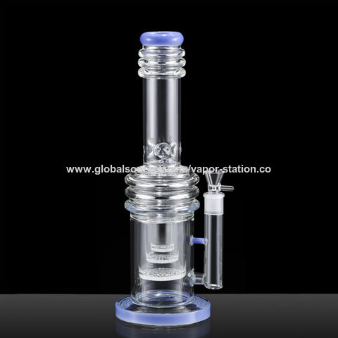 China High quality Smoking water bongs Inverted Triple Perc Straight ...