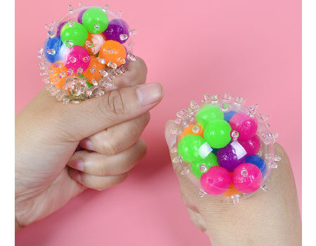 China TPR Pressure Relief Toys Spiny Squish Ball Fidget Toy on Global ...