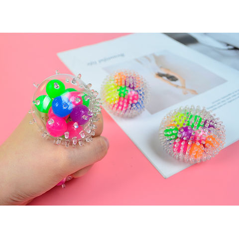 China TPR Pressure Relief Toys Spiny Squish Ball Fidget Toy on Global ...