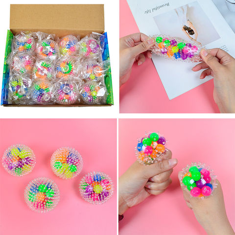 China TPR Pressure Relief Toys Spiny Squish Ball Fidget Toy on Global ...
