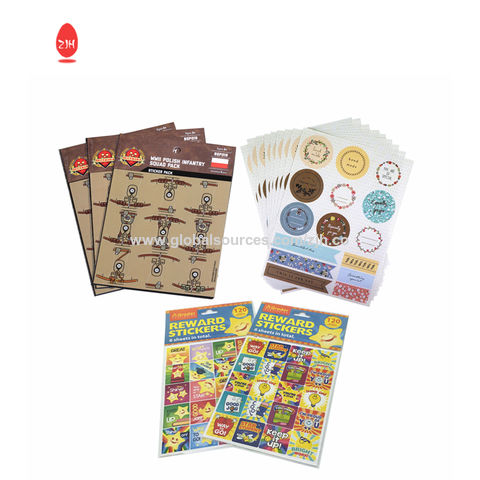 China Custom Self Adhesive Paper Sticker Printing Kraft Paper Sticker ...
