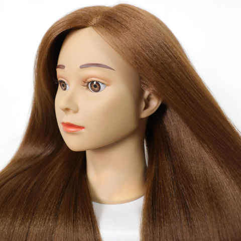 Wholesale Synthetic Hair Wig Mannequin Head Hair Extension Cheap