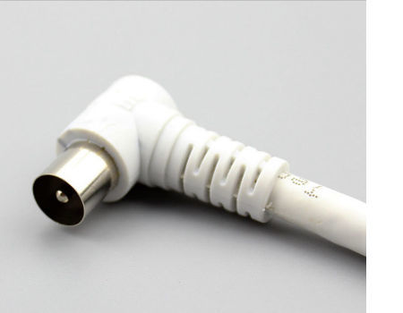 China 15M 110dB Black Straight to Right Angle Flex TV Aerial Cable ...