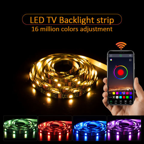 LED Strip 5050 RGB Changeable 60LED TV Background Lighting USB