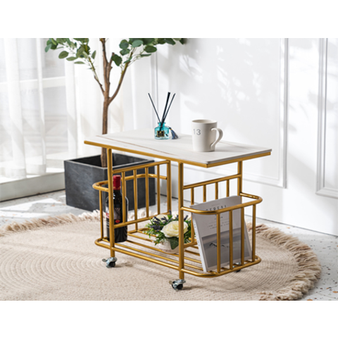 China Nordic sofa modern simple side table light luxury small tea table ...