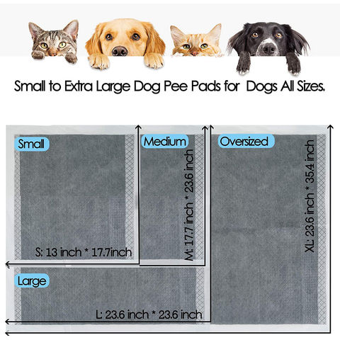 BT Bear Pet Mat, Dog Absorbent Blanket Microfiber Reusable Pet Pee Pad  Washable for Dogs & Cats (M, Blue) 