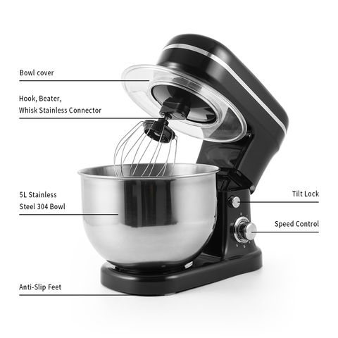 Dropship 5.3 Qt Stand Kitchen Food Mixer 6 Speed With Dough Hook Beater to  Sell Online at a Lower Price