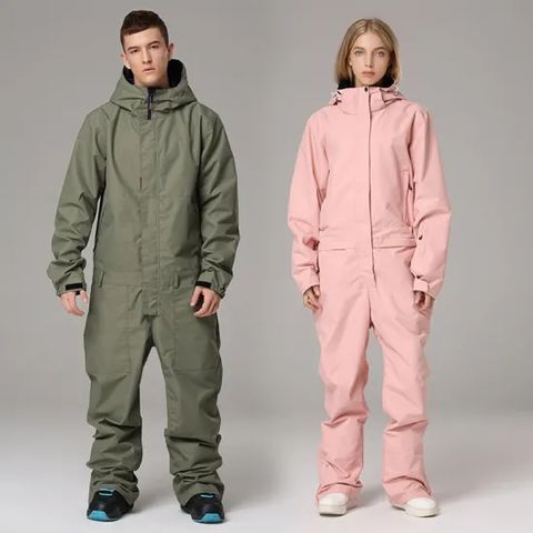 Nuevo traje de esquí para hombre y mujer, Mono de esquí para mujer,  chaqueta y pantalones de esquí para hombre, traje de esquí impermeable a  prueba de