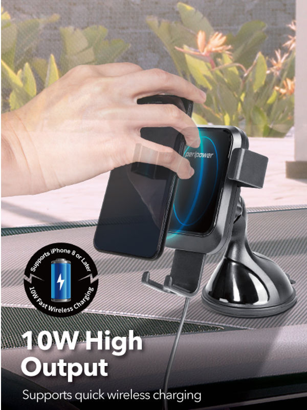 Taiwan Qi Wireless Charging Gravity Holder with Air Vent Mount Car Air ...