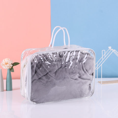 Buy Wholesale China Pvc Steel Wire Bag, Home Textile Zipper Bag, Quilt And  Blanket Pvc Packaging Bag & Pvc Packaging Bag at USD 1.29