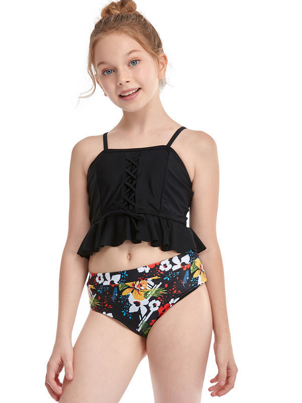 Buy Wholesale China Children′s Swimsuit-sun Fast Drying Two Pieces Girl′s  Hot Sell Summer Swimwear & Swimwear at USD 2.8