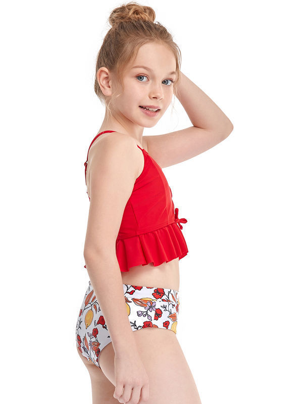 Buy Wholesale China Children′s Swimsuit-sun Fast Drying Two Pieces Girl′s  Hot Sell Summer Swimwear & Swimwear at USD 2.8