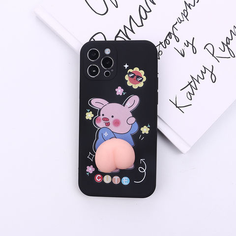 Kawaii Phone Cases Apply To Iphone 12/12 Pro,cute Cartoon Pink Pig Phone  Case Unique Fun Cover Case 3d Iphone 12/12 Pro Case Soft Silicone  Shockproof