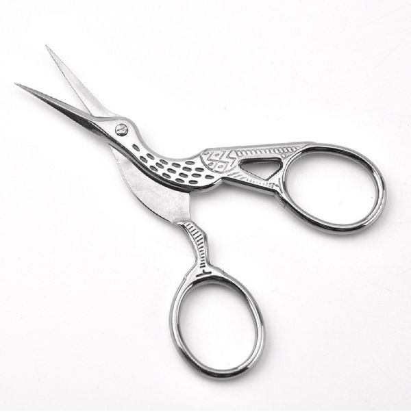 Basics Beauty Scissors, Stainless Steel, Silver