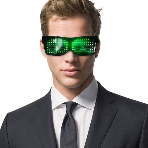 Programmable led store glasses