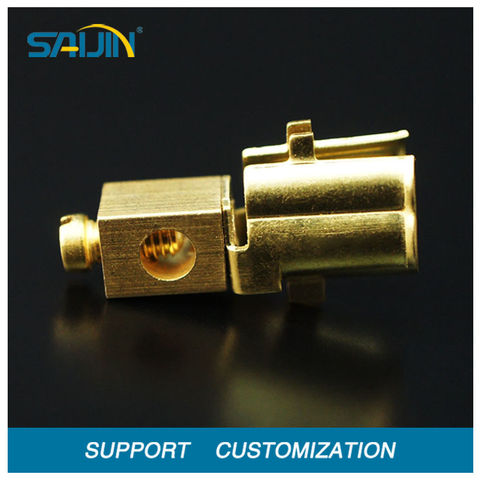 China Electrical Accessories Brass Metal Stamping Parts With Screw On ...