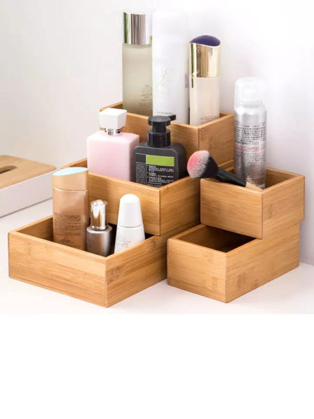 Måler forfængelighed Lure Buy Wholesale China Bamboo Wooden Box Makeup Organizer,separate Cosmetic  Drawer Storage Box Desktop Jewelry Organizer & Makeup Organizer at USD 3.75  | Global Sources