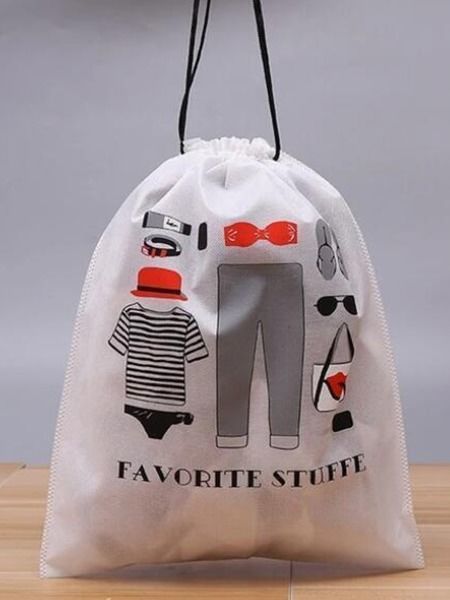 custom drawstring shoe bags
