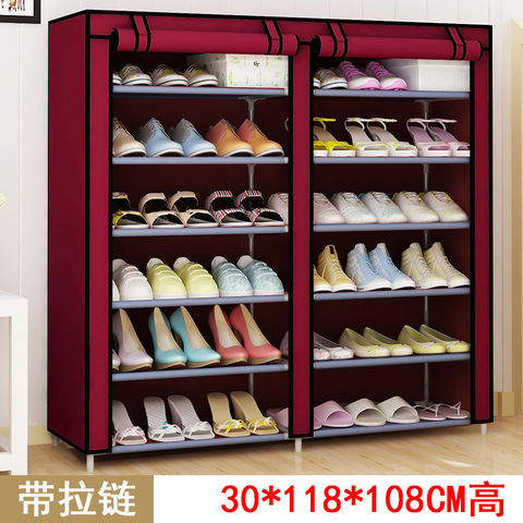 Multi-layer Large Shoe Cabinet Rack Dust Proof Shoes Stand Storage