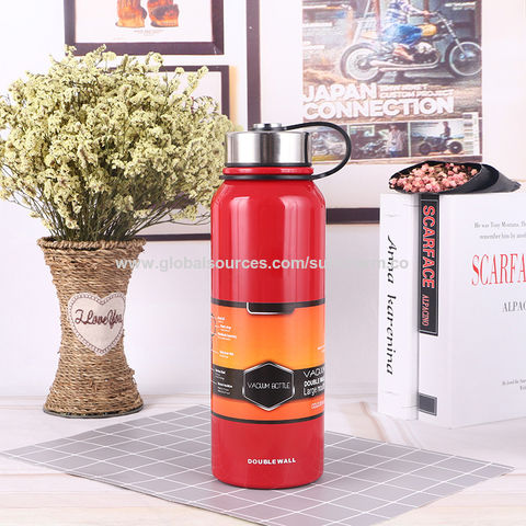 China Big mouth insulated water bottle, double wall stainless steel ...