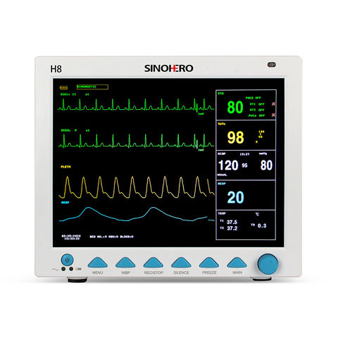 7 Inch Portable Vital Signs Patient Monitor Tracks Multi