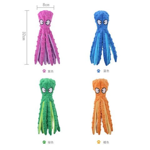 Squeaky Octopus Dog Toys Soft Dog Toys for Small Dogs Plush Puppy Toy  Durable Interactive Dog